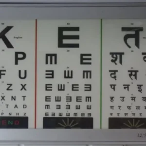 LED Vision Chart 3 Language