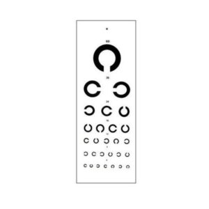 C Distance Vision Chart