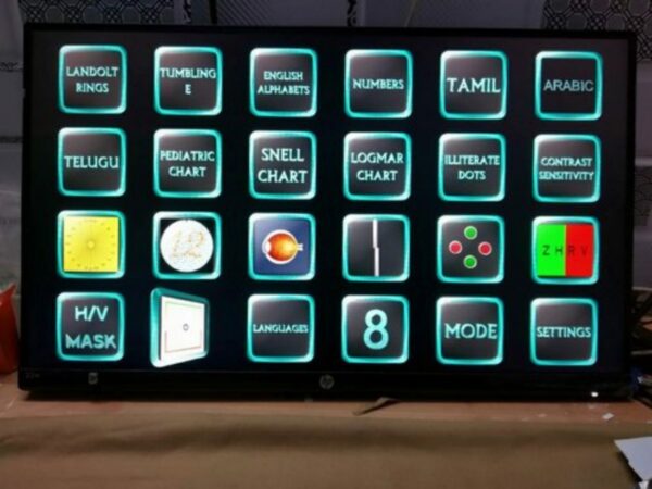 LED Visual Acuity Chart 23 Inches