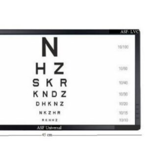 Visual Acuity Chart Led 18.5 Inches