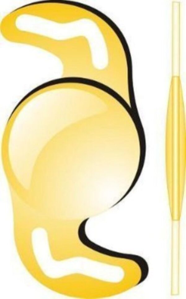 Yellow Square Edge Aspheric IOL