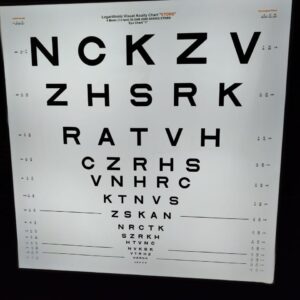 VISHUAL ACUITY CHART
